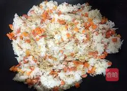 Illustration of how to make egg fried rice 9