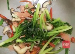 Illustration of how to make fried noodles 6