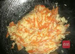 Illustration of two-color fried rice 2