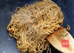 Soy sauce Illustration of how to make fried noodles 5