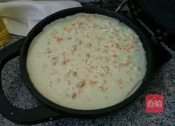 Illustration of how to make salad egg pancake 8