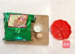 Waffle mix oven version waffle recipe illustration 1