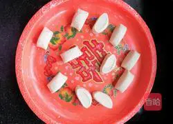 Illustration of how to make dried plum and vegetable buns 6