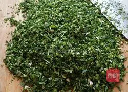 Shepherd's purse and pork dumpling filling Practice illustration 4