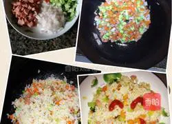 Illustration of how to make colorful fried rice 4