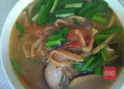 Illustration of hand-rolled bean noodles 16