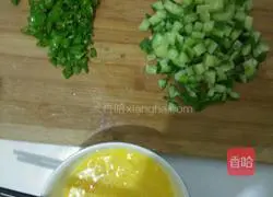 Cucumber and Egg Fried Rice Recipe Illustration 2