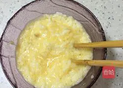 Illustration of how to make egg rice cakes 1
