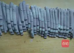 Illustration of how to make purple sweet potato noodles 8