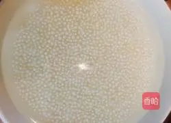 Illustration of how to make sago and sweet potato dumplings 3