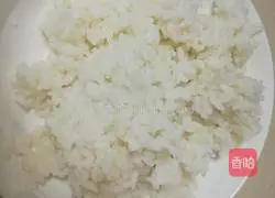 Illustration of how to make Sanding Fried Rice 1