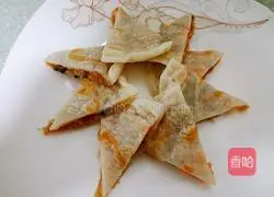 Illustration of how to make shrimp radish cake 10