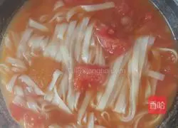 Illustration of how to make tomato noodles 6