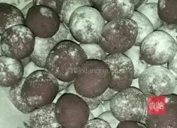 Purple sweet potato glutinous rice balls recipe 3