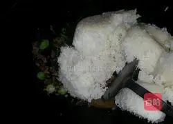 Beef kale Illustration of how to make fried rice 6