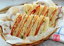 Kuaishou Egg Sandwich Recipe Illustration 10