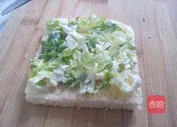 Illustration of how to make ham and cheese sandwich 4