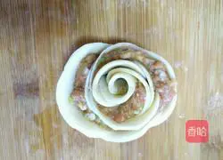 Illustration of how to make rose dumplings 6