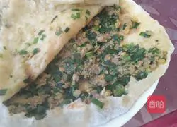 Illustration of how to make meatloaf stuffed with chives and clams 9