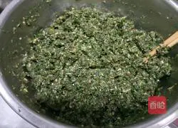 Illustration of how to make shepherd's purse steamed buns 4