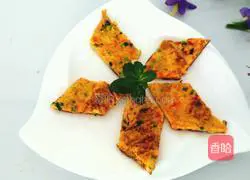 Illustration of how to make carrot and egg pancakes 6