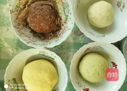 Illustration of how to make colorful steamed buns 4