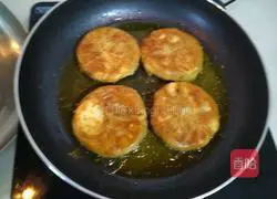 Sesame paste Illustration of how to make sesame cakes 16