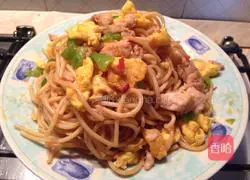 Illustration of how to make fried noodles 7