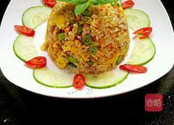 Fresh vegetable and egg fried rice recipe 8