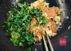 Illustration of how to make vegetarian three fresh dumpling fillings 8