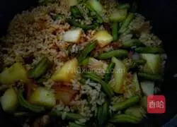 Stewed rice with beans and potatoes (rice cooker version) illustration 14