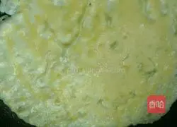 Illustration of how to make egg pancakes and ham rolls 6