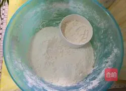 Illustration of how to make scallion pancakes 1