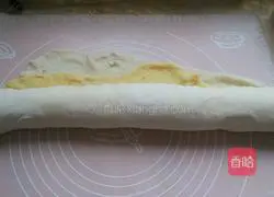 Illustration of how to make pumpkin two-color steamed buns 9