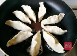 Illustration of how to make pot stickers and dumplings 15