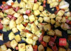 Illustration of delicious fried steamed buns 11