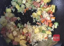 Pineapple Fried Rice Recipe Illustration 6