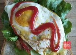 Illustration of how to make sandwich burgers 8