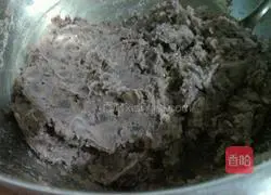 Illustration of how to make bean paste cake 5