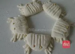 Illustration of how to make crab steamed buns 7