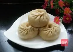 Illustration of how to make cowpea meat buns 11