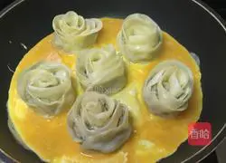 Illustration of how to make egg cake and rose dumplings 13