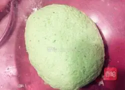 Illustration of how to make green noodles 3