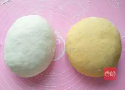 Illustration of how to make two-color steamed buns 8