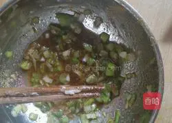 Illustration of how to make chive pancake 2