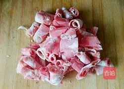 Illustration of how to make cumin and mutton fried rice 1 