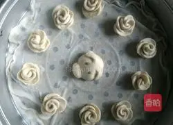 White Rose Steamed Bun Recipe Illustration 16