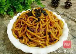 Illustration of how to make scallion oil noodles 16