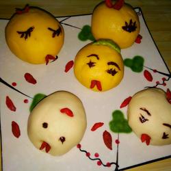 Happy Year of the Rooster~Little Chicken Candy Buns