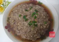 Illustration of how to make squid steamed meatloaf 10